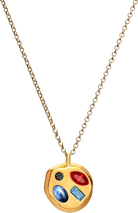 Birthdate 14k Gold Necklace for Women - 16-20in Adjustable 14 Karat Gold Chain with Lobster Clasp - Cadenas de Oro 14k Puro Para Mujer, Ladies Jewelry Birthstone