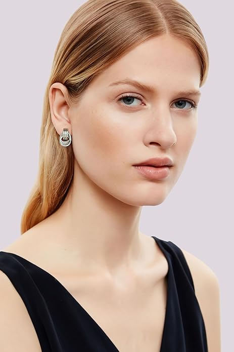 LILIE&WHITE Gold Chain Dangle Earrings - Women's Hypoallergenic Fashion Gift Earrings