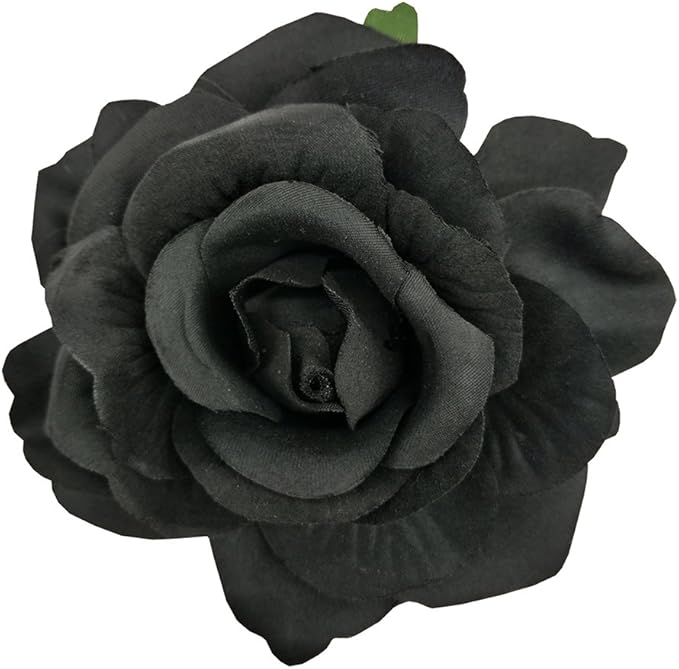 La Homein Sanrich 4pcs/Pack Fabric Rose Hair Flowers Clips Mexican Hair Flowers Hairpin Brooch Headpieces