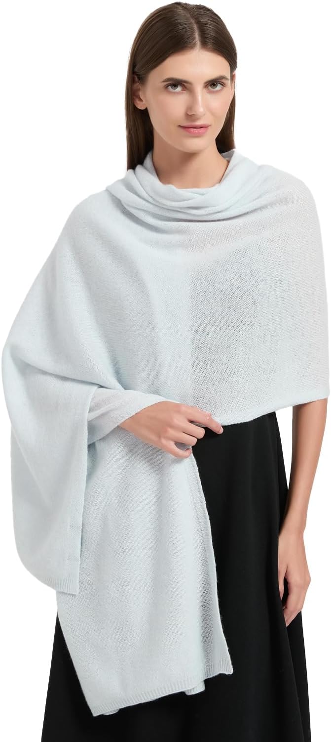 Erdenech Luxury Cashmere Wool Blend Wrap for Women, All-Season Travel Wrap Shawl, Extra Large Blanket Shawl Scarf Pashmina