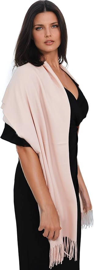 Ocomfly 100% Pashmina Scarf for Women - Premium Womens Scarves - Gift Boxed - Shawls or Wraps - Ultra Soft and Warm
