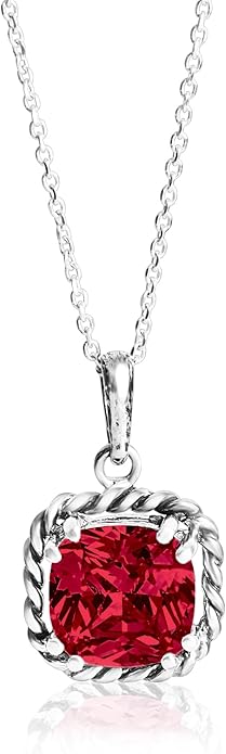 JEAN RACHEL JEWELRY 925 Sterling Silver Necklace for Women - Rope with Cubic Zirconia Vintage Design - Hypoallergenic, Lead & Nickel Free Jewelry - Artisan Handcrafted Statement Necklace