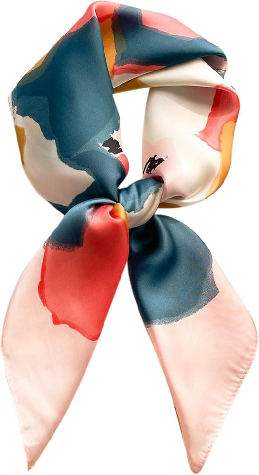 Hioyiwse Satin Bandanas Head Scarf For Women Hair Scarves Accessories Lightweight Fashion Wrap Neck Silk Sleeping Headscarf