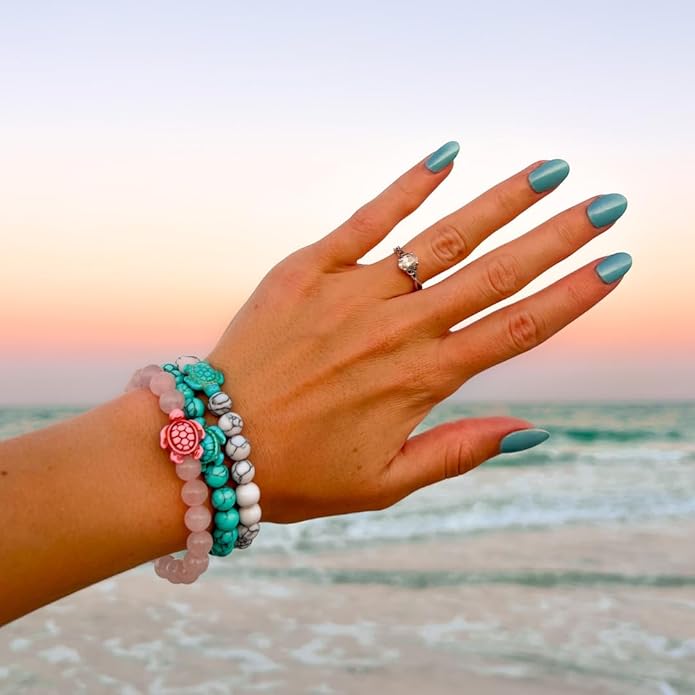 Fahlo Sea Turtle Tracking Bracelet, Elastic, supports the Sea Turtle Conservancy, one size fits most for Men and Women