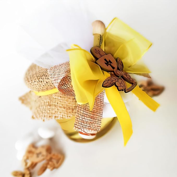LEEQE Double Face Yellow Satin Ribbon 1/4 inch X 50 Yards Polyester Yellow Ribbon for Gift Wrapping Very Suitable for Weddings Party Hair Bow Invitation Decorations and More