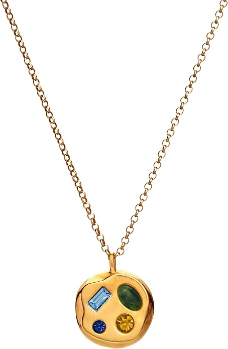 Birthdate 14k Gold Necklace for Women - 16-20in Adjustable 14 Karat Gold Chain with Lobster Clasp - Cadenas de Oro 14k Puro Para Mujer, Ladies Jewelry Birthstone