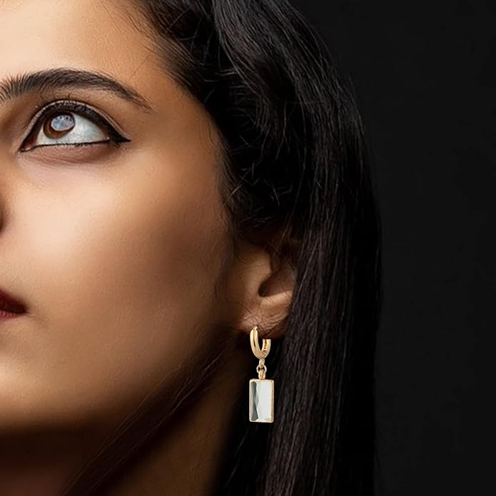 9 Pairs Gold Chunky Hoop Earrings Set for Women, 14K Gold Plated Twisted Huggie Hoop Earring Hypoallergenic, Lightweight Thick Open Hoops Earrings Jewelry Gifts.