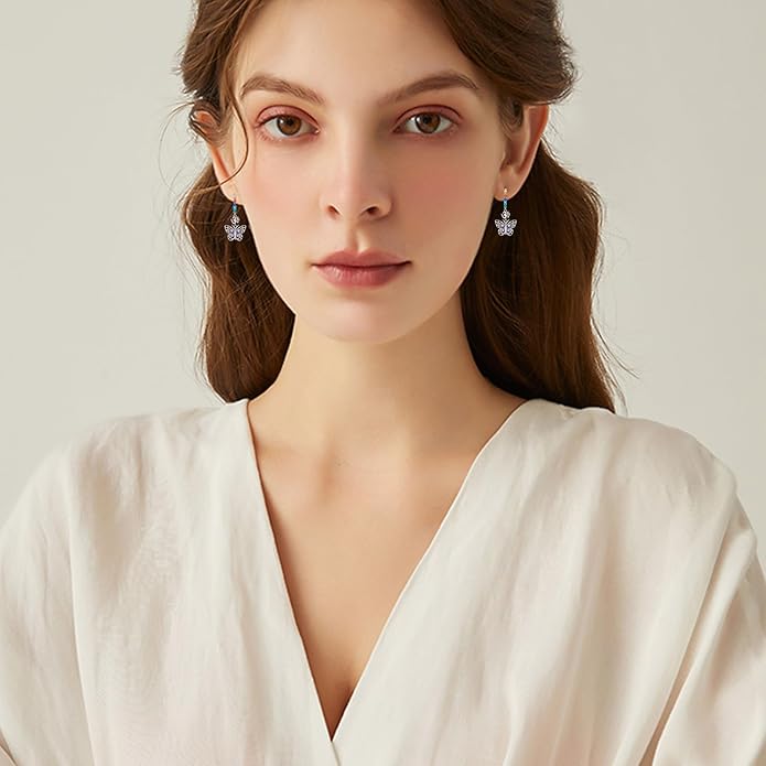 925 Sterling Silver Animals and Plants Dangle Drop Earrings for Women Hypoallergenic Gift for Women Mom Wife Her, Mother’s Day, Birthday, Anniversary
