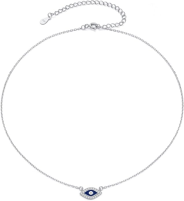 S925 Sterling Silver Choker Short Dainty Necklace for Women Jewelry