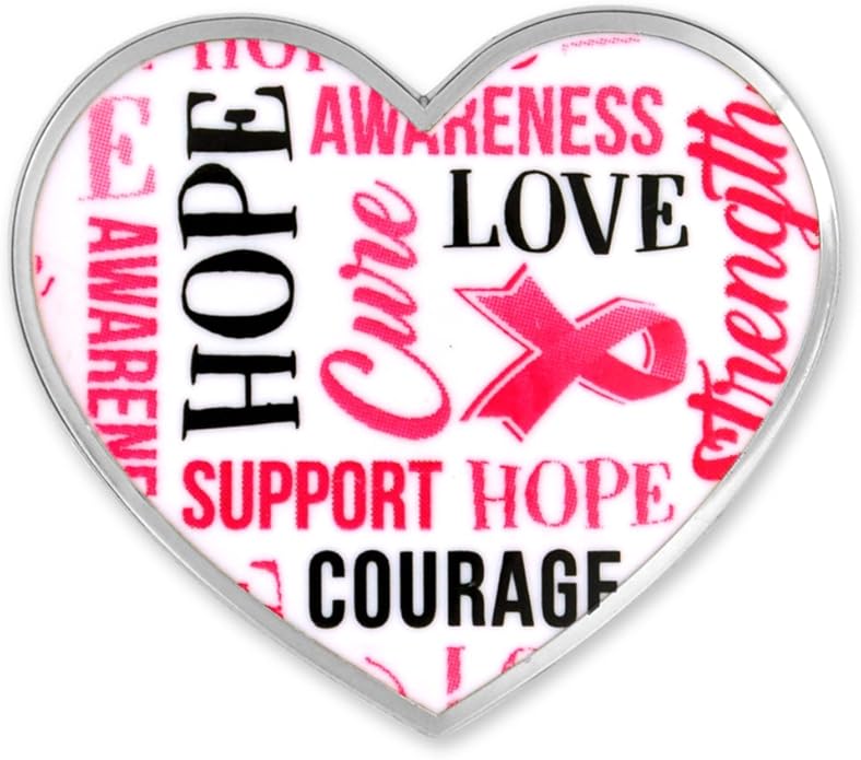 PinMarts Breast Cancer Ribbons and Breast Cancer Awareness Enamel Pins - Perfect Breast Cancer Gifts for Women, Events, Fundraisers, and Breast Cancer Awareness Decoration