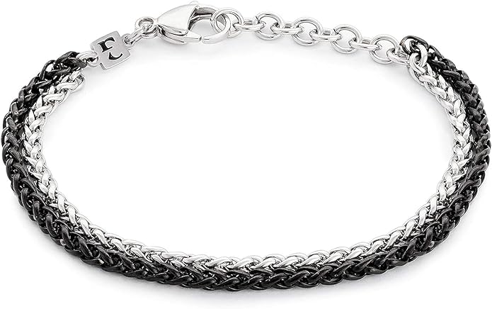 Galis Mens Bracelet Dvir - Stainless Steel for Men, Non Tarnish Rope Chain Bracelets, Stylish Birthday, Gift for Men, Dad, Husband, Boyfriend
