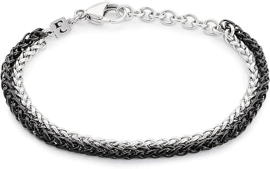 Galis Mens Bracelet Dvir - Stainless Steel for Men, Non Tarnish Rope Chain Bracelets, Stylish Birthday, Gift for Men, Dad, Husband, Boyfriend