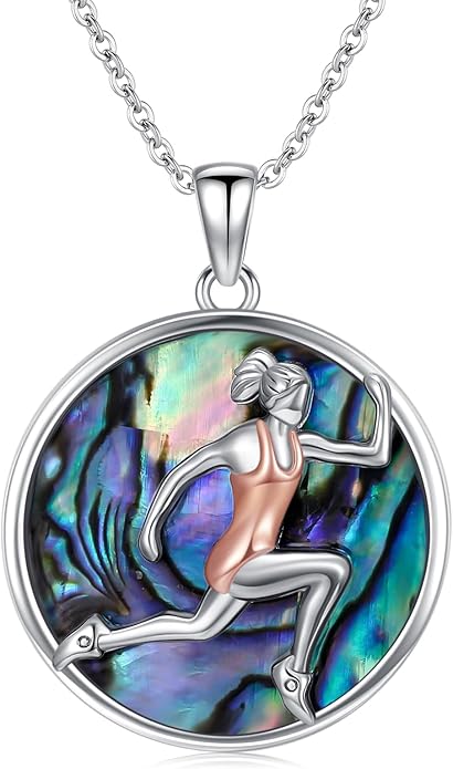 Soccer/Basketball/Gymnastics/Swimming/Ballet/Running/Golf/hockey Necklace 925 Sterling Silver Sport Jewelry Birthday Christmas Gifts for Women