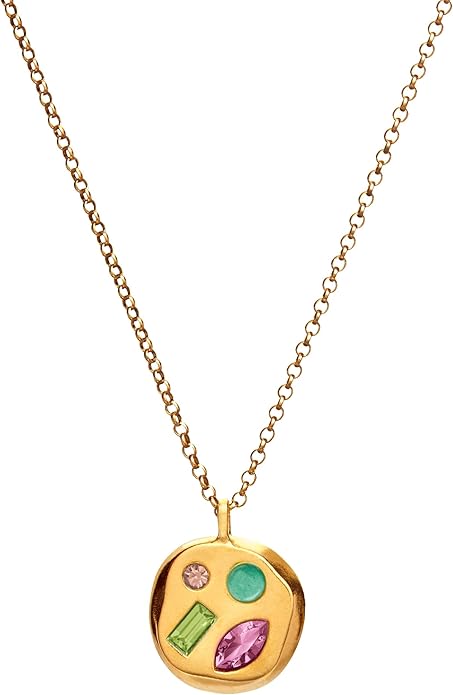 Birthdate 14k Gold Necklace for Women - 16-20in Adjustable 14 Karat Gold Chain with Lobster Clasp - Cadenas de Oro 14k Puro Para Mujer, Ladies Jewelry Birthstone