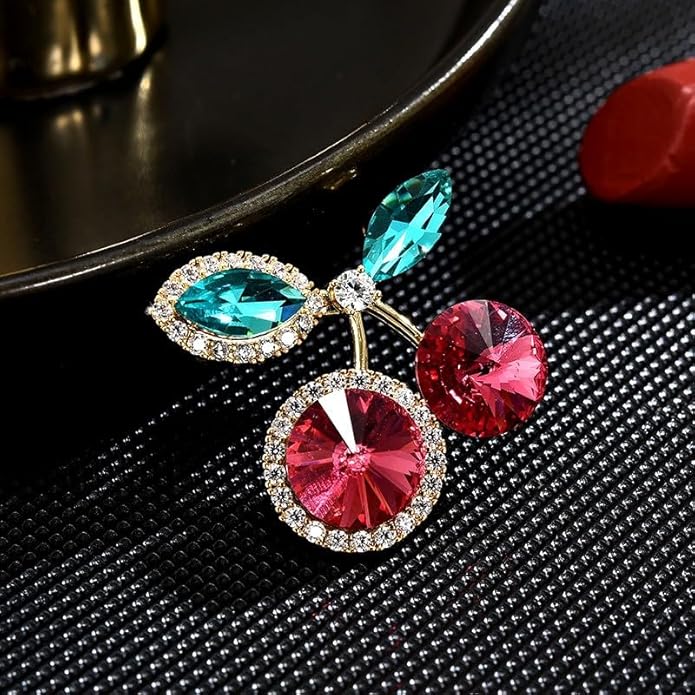 Fashion Flower Brooches for Women Rhinestone Flower Brooches Pins 18k Gold Plated Lapel Pins Jewelry for Girlfriend Wife