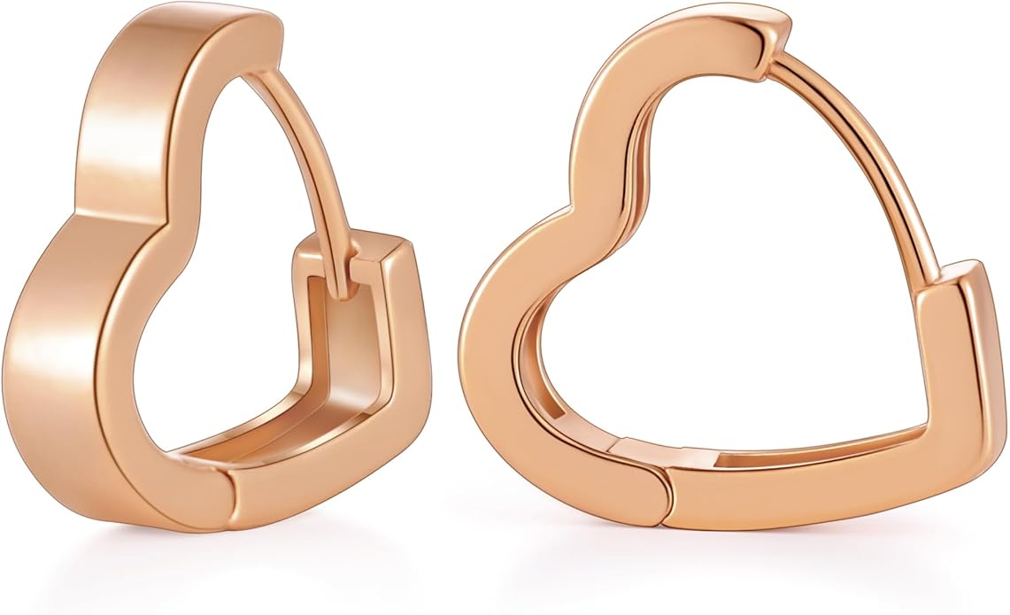 Gacimy Gold Huggie Hoop Earrings for Women 14k Gold Plated, Small Hoop Earrings for Women, 1/2 Inch Yellow Color Earrings for Women