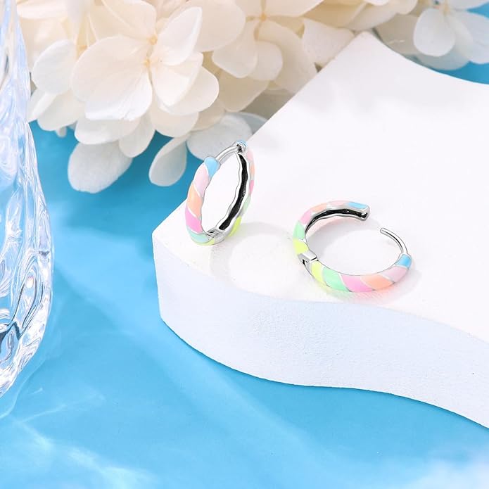 925 Sterling Silver Women Earrings, Sparkling Star and Moon Earrings, Various Hypoallergenic Earrings, Best Gift for Women