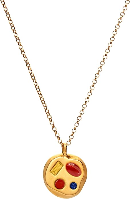 Birthdate 14k Gold Necklace for Women - 16-20in Adjustable 14 Karat Gold Chain with Lobster Clasp - Cadenas de Oro 14k Puro Para Mujer, Ladies Jewelry Birthstone