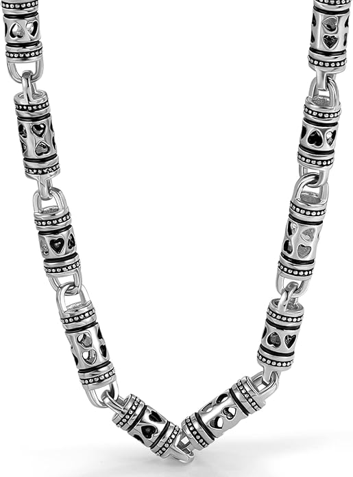 Dankadi Vintage Chic 4.5mm Curb Mens Necklace -925 Sterling Silver Cylindrical Box Chain Italy Jewelry -Neck Link Chains For Man Women 20" 22" 24" inch