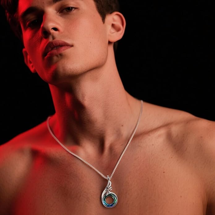 Kate Lynn “Rise From the Ashes” Phoenix Necklaces for Men Women, 18~27 Inch Adjustable Necklace, Ideal Birthday Gift Christmas Gift for Men Women, Symbol of Luck and Renewal