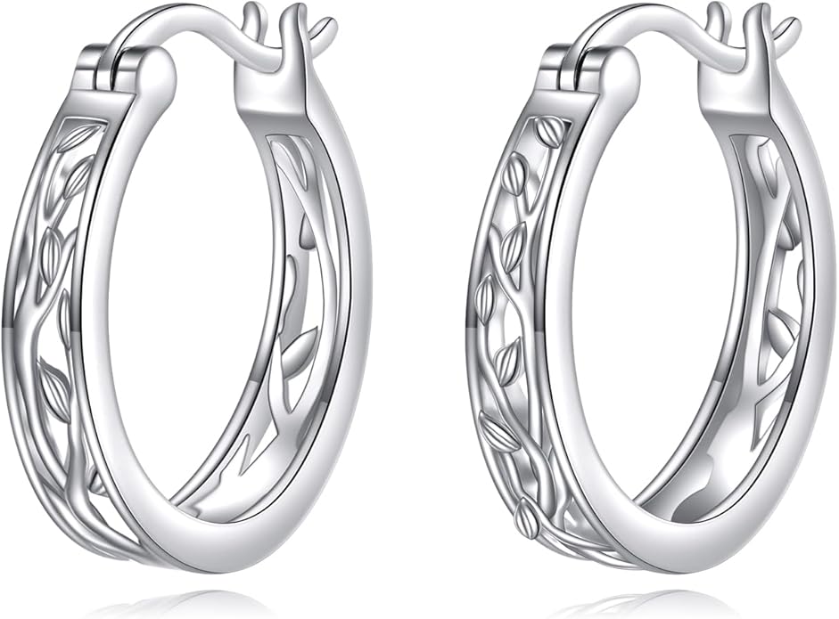 Sterling Silver Hoop Earrings Small Hoop Sun/Leaf/Triangle Huggie Earrings for Women Hypoallergenic