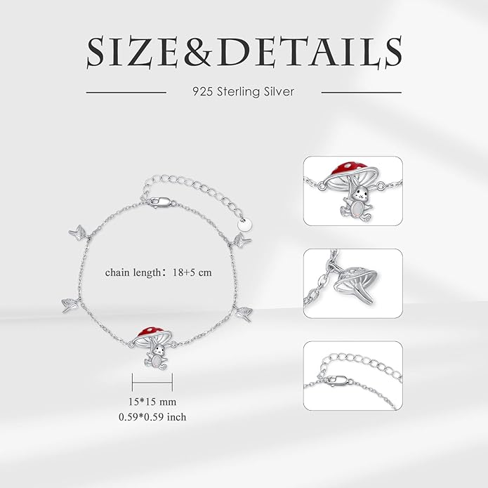 Animal Bracelet for Women 925 Sterling Silver Cat/Dolphin/Turtle/Horse Bracelet Jewelry Gifts