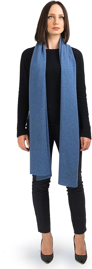 Dalle Piane Cashmere - 100% Cashmere Scarf - Made in Italy - Winter Neck Warmer (14" x 77") - Christmas Gift