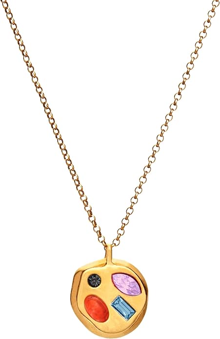 Birthdate 14k Gold Necklace for Women - 16-20in Adjustable 14 Karat Gold Chain with Lobster Clasp - Cadenas de Oro 14k Puro Para Mujer, Ladies Jewelry Birthstone