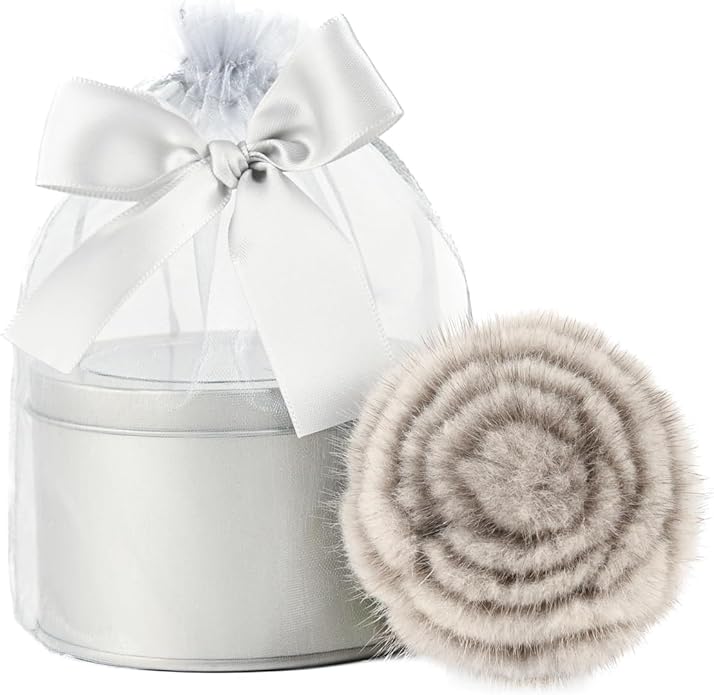 Elegant Mink Fur Red Rose Brooch 3D Real Fur Pin for Womens Girls Floral Brooch Clothing Bag Scarf Decoration Shawl Pins Jewerly