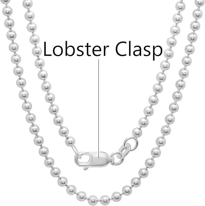 Savlano 925 Sterling Silver Solid Italian Figaro, Rope,Herringbone, Curb, Ball Bead, Snake, Mariner Chain Anklet for Women, Comes in 0.8mm - 5mm With Gift Box