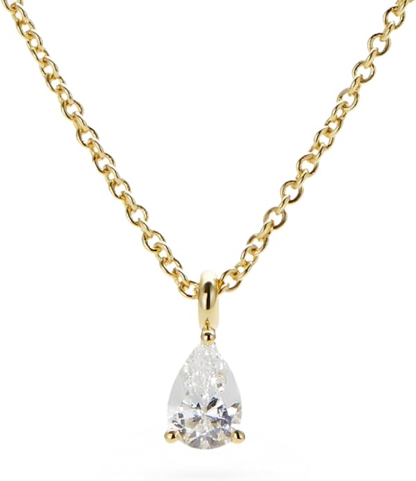 Ana Luisa Pendant Necklaces for Women - 14K Gold Plated and Silver Rhodium Necklace - Pearl, Heart, Circle, Moonstone, Gemstone, Knot Charm Styles - Hypoallergenic, Dainty, Trendy Layering Necklaces