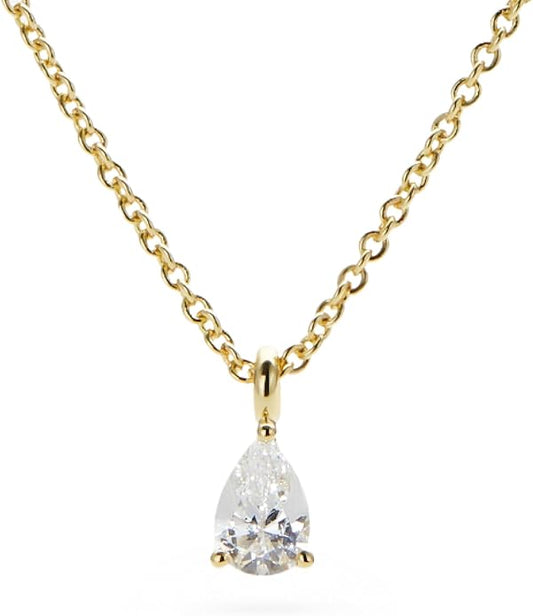 Ana Luisa Pendant Necklaces for Women - 14K Gold Plated and Silver Rhodium Necklace - Pearl, Heart, Circle, Moonstone, Gemstone, Knot Charm Styles - Hypoallergenic, Dainty, Trendy Layering Necklaces