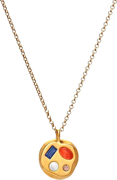 Birthdate 14k Gold Necklace for Women - 16-20in Adjustable 14 Karat Gold Chain with Lobster Clasp - Cadenas de Oro 14k Puro Para Mujer, Ladies Jewelry Birthstone