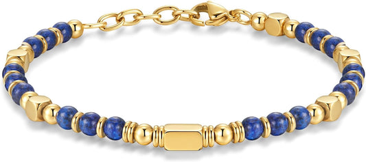 Beaded Bracelets for Women - Silver and Gold Boho Bracelets, Trendy Jewelry Gifts for Lover, Mom, Friends