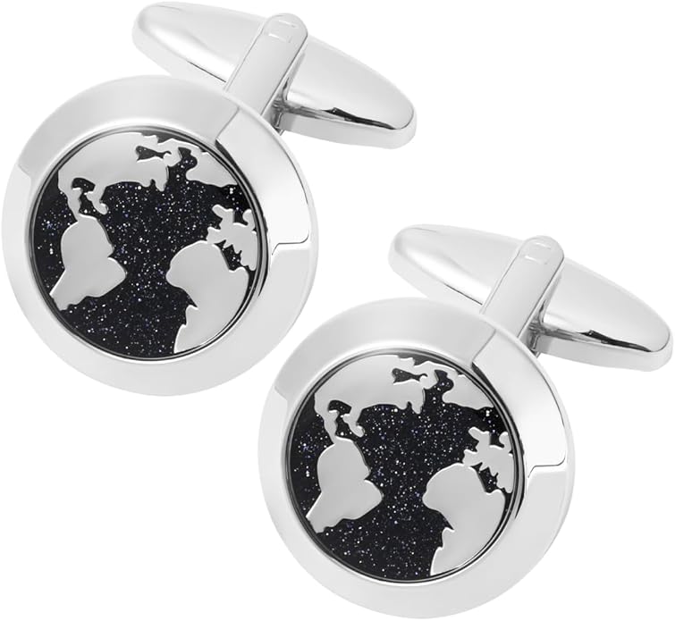 Dannyshi Cufflinks for Men Classic Wedding Business Shirt Cuff Links Set Gifts with Box