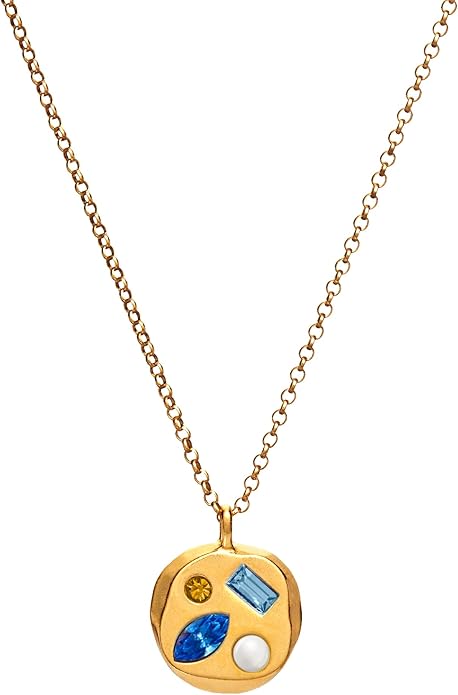 Birthdate 14k Gold Necklace for Women - 16-20in Adjustable 14 Karat Gold Chain with Lobster Clasp - Cadenas de Oro 14k Puro Para Mujer, Ladies Jewelry Birthstone