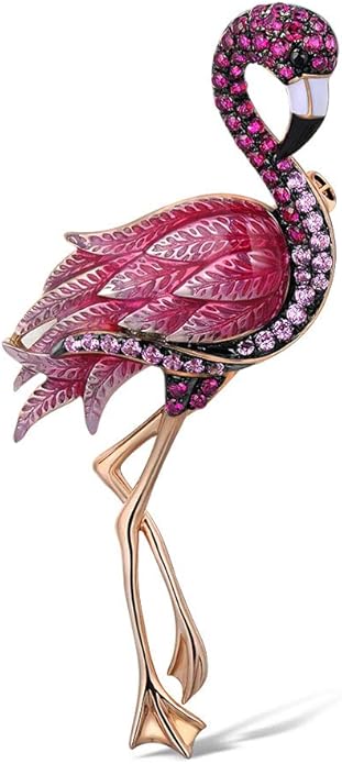 Santuzza 925 Sterling Silver Enamel Brooch Pin for Women