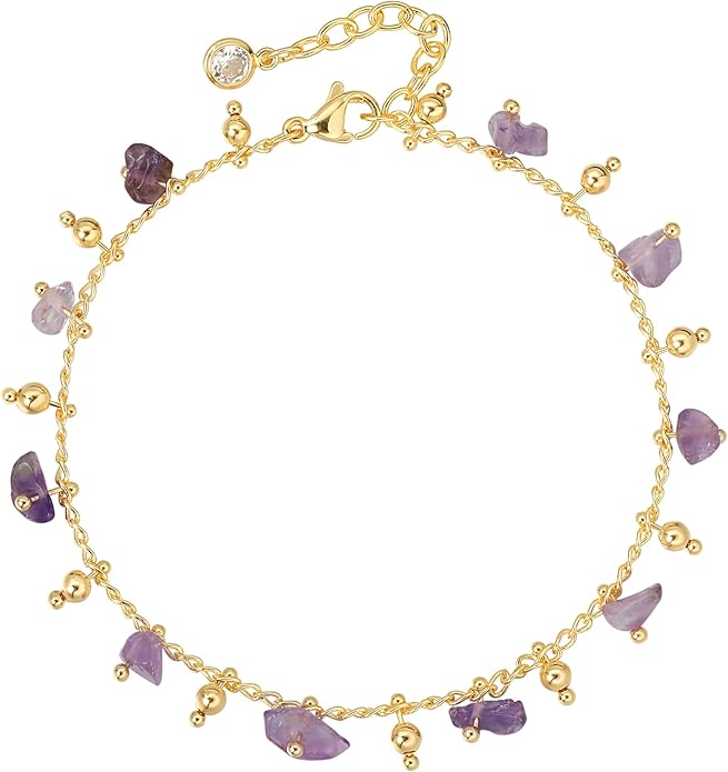 MTMY Gold Chain Bracelet for Women 14K Gold Plated Dainty Bracelets with Adjustable Chain Cute Bracelet Gold Trendy Jewelry