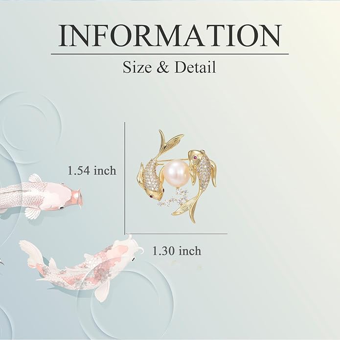Animal Brooch for Women Rhinestone Brooch Pin 18k Gold Plated Animal Lapel Pin Fashion Jewelry Gift for Mom Wife