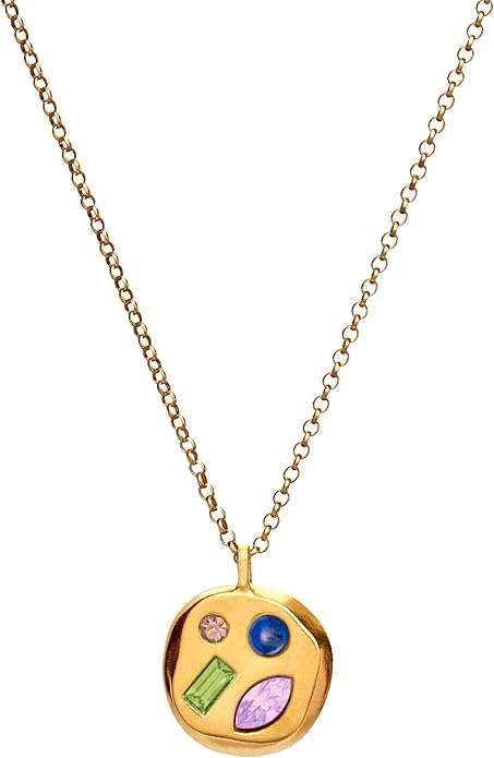 Birthdate 14k Gold Necklace for Women - 16-20in Adjustable 14 Karat Gold Chain with Lobster Clasp - Cadenas de Oro 14k Puro Para Mujer, Ladies Jewelry Birthstone