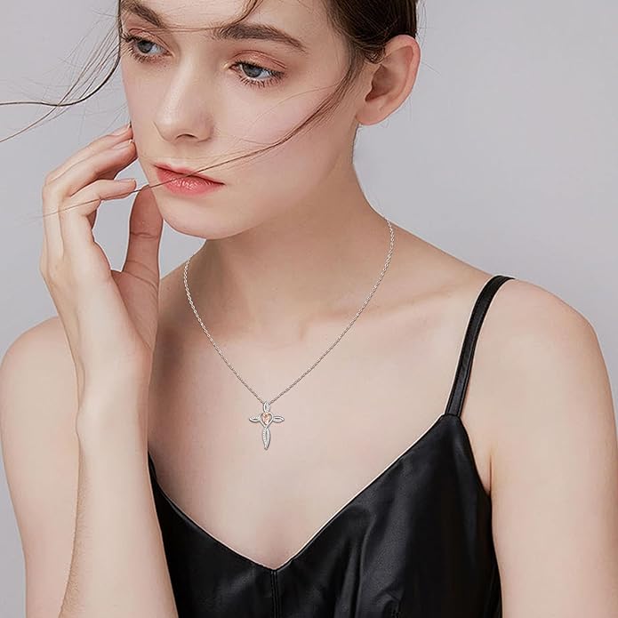 Mother's Day Necklace Gifts 925 Sterling Silver Mom/Wife/Grandma/Nana/Family I Love You Mom Necklace for Women Jewelry Birthday Gifts for Couple