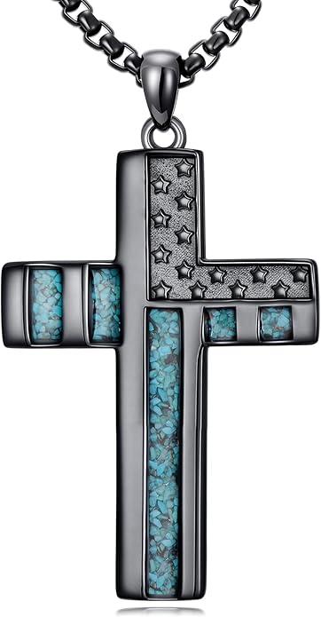 Cross Necklace for Men 925 Sterling Silver Celtic Cross Pendant Christian Jewelry Religious Christmas Gifts for Women