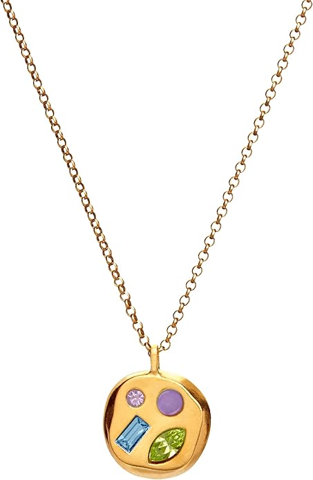 Birthdate 14k Gold Necklace for Women - 16-20in Adjustable 14 Karat Gold Chain with Lobster Clasp - Cadenas de Oro 14k Puro Para Mujer, Ladies Jewelry Birthstone