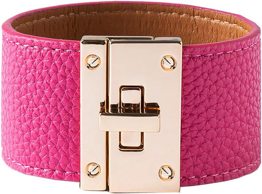 Rantanto Braid Leather Wrap Bracelet Trendy Stackable Crystal Cuff Boho Gold Heart Bracelet Jewelry Gift For Women