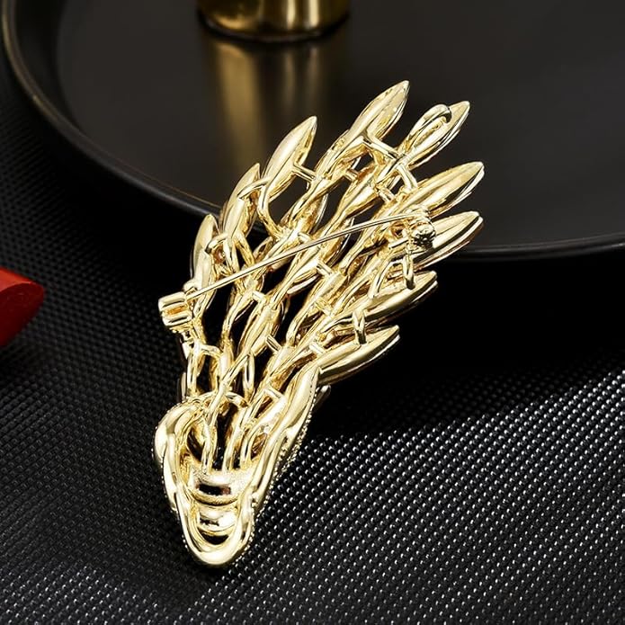 Flower Brooch Pin Rhinestones Pearl Flower Brooches Floral Pin Jewelry for Women Girls