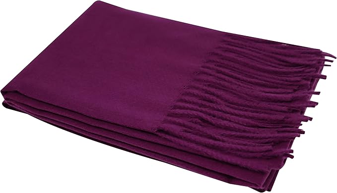 Ocomfly 100% Pashmina Scarf for Women - Premium Womens Scarves - Gift Boxed - Shawls or Wraps - Ultra Soft and Warm