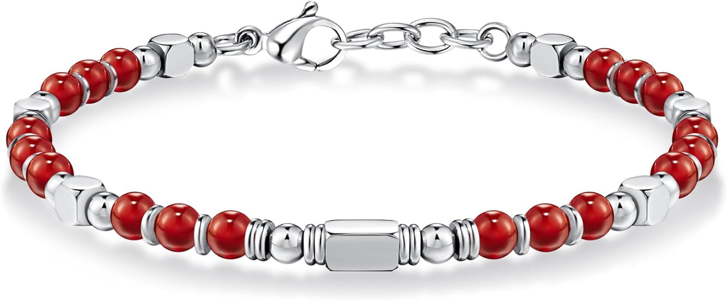 Beaded Bracelets for Women - Silver and Gold Boho Bracelets, Trendy Jewelry Gifts for Lover, Mom, Friends