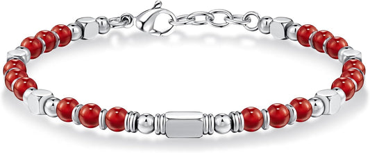 Beaded Bracelets for Women - Silver and Gold Boho Bracelets, Trendy Jewelry Gifts for Lover, Mom, Friends