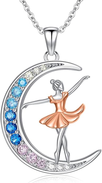 Soccer/Basketball/Gymnastics/Swimming/Ballet/Running/Golf/hockey Necklace 925 Sterling Silver Sport Jewelry Birthday Christmas Gifts for Women