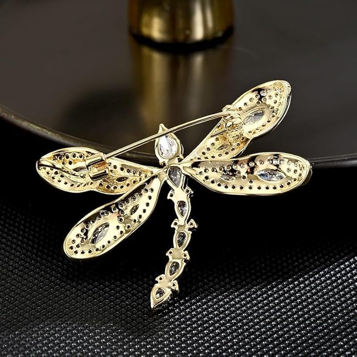 Animal Brooch for Women Girls 18k Gold Plated Animal Brooch Pin Rhinestone Animal Brooch Lapel Pin Jewelry Thanksgiving Day Birthday Wedding Gifts for Mom Wife